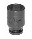 Ударная головка 1/4" 9 мм, MOMENTO, 0-9