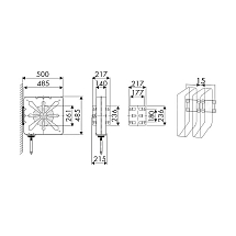 Катушка закрытая для раздачи воздуха со шлангом 15 м, 20 бар, RAASM, 8450.104