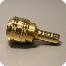 Муфта быстросъемная под шланг 10 мм, LUDECKE, 131008200010, ES 10 T