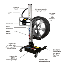Подкатной подъемник колес, г/п 85 кг, Eqtree™, MW-85