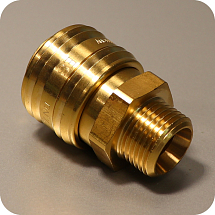 Муфта быстросъемная с наружной резьбой 3/8", LUDECKE, 131008000038, ES 38 A