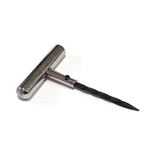 Шило спиральное для нанесения клея, металическая ручка жало с насечками НОРМ, 903-2