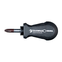 Крестовая отвертка DRALL PH2, длина 25 мм, STAHLWILLE, 47341002, 4734