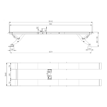 Подъёмник ножничный 25 тонн, напольный, eqtree®, SL 250-90