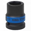Головка ударная 1/2'', 17 мм, KING TONY, 453517M
