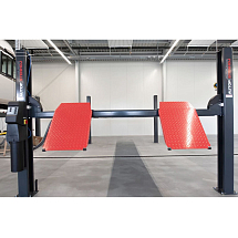 Подъёмник четырёхстоечный 4т, гладкие трапы, STENHOJ, Major 4030-47 S