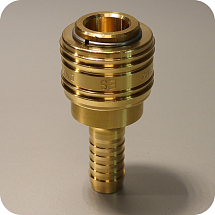 Муфта быстросъемная под шланг 10 мм, LUDECKE, 131008200010, ES 10 T