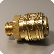 Муфта быстросъемная с наружной резьбой 1/4", LUDECKE, 131008000014, ES 14 A