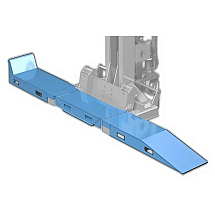 Адаптер для вилочного погрузчика для колонны CL 1055, комплект 2 шт, eqtree®, X055