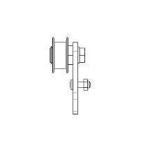 Комплект роликов для траверсы SD20/ SD26, AC Hydraulic, 6227200