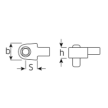 Сменный четырехгранный инструмент для калибровки 3/4”, STAHLWILLE, 58243040, 734K/40
