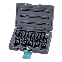 Набор торцовых насадок TORX, 10 предметов, HONITON, H5-IBS40010T