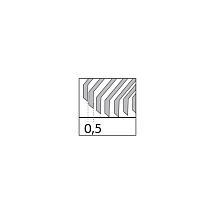 Шлифовальное приспособление 11 мм для 7091 (5шт.), RODCRAFT, 8951011670, BU030-5