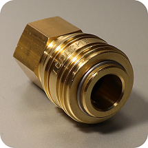 Муфта быстросъемная с внутренней резьбой 1/4", LÜDECKE, 131008100014, ES 14 I