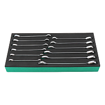 Набор комбинированных ключей с трещоткой Honidriver в ложементе EVA 390х187 мм, HONITON, IK-EVA5