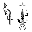 Плоскокруглогубцы с резаком (для радио- и телефонных проводов), длина 160 мм, STAHLWILLE, 6530 6 160