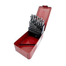 HSS набор универсальных сверл Ø1-13 мм, 25 шт.