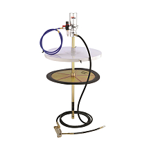 Комплект для подачи консистентной смазки из бочки 200л., насос K=50:1, мембрана 585 мм, пистолет, DMECL, К77220