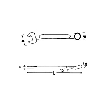 Ключ комбинированный гаечный OPEN-BOX 9 мм, STAHLWILLE, 40080909, 13
