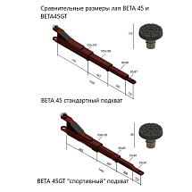 Подъемник двухстоечный электрогидравлический 4,5т, BRIGHT, BETA 45GT 