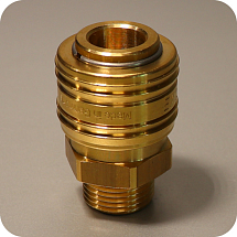 Муфта быстросъемная с наружной резьбой 3/8", LUDECKE, 131008000038, ES 38 A