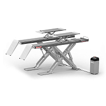 Подъёмник ножничный 5,5т, в уровень пола, подъёмник второго уровня, под сход-развал 4, BRIGHT, GAMMA 550/WT46