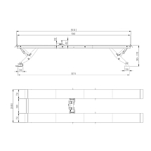 Подъёмник ножничный 25 тонн, напольный, eqtree®, SL 250-90