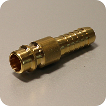 Штуцер быстросъемный под шланг 8 мм, LUDECKE, 131008500008, ES 8 S