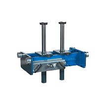 Домкрат ямный пневмогидравлический г/п 20 т, с двумя цилиндрами, AC Hydraulic, GD200-2