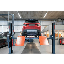 Подъёмник четырёхстоечный 4т, гладкие трапы, STENHOJ, Major 4030-47 S