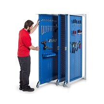 Система хранения инструментов, 4 панели размером 1025 x 1035 x 2125 мм., 830518-07P