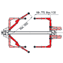 Подъемник двухстоечный электрогидравлический, 8т., eqtree™, TL 2080Е