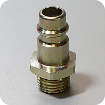  Штуцер быстросъемный с наружной резьбой 1/4", LÜDECKE, ES 14 NAS