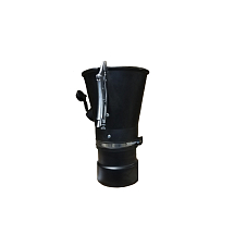 Резиновая насадка на выхлопную трубу 150 мм с зажимом, BG 150/200 РМ