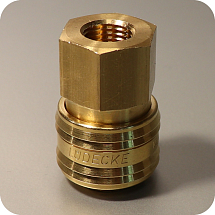 Муфта быстросъемная с внутренней резьбой 1/4", LÜDECKE, 131008100014, ES 14 I