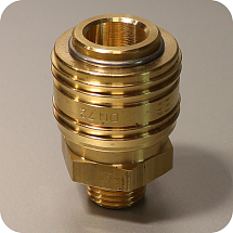 Муфта быстросъемная с наружной резьбой 1/4", LUDECKE, 131008000014, ES 14 A
