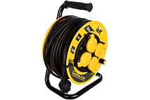  Удлинитель на кат. 4x30м УК30 с термозащ. 3x1.5 IP44 "Industrial plus", IEK, WKP15-16-04-30