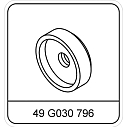 Оправка для установки сальников КПП, MAZDA,  49 G030 796 