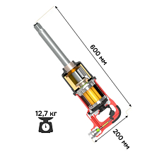 Гайковерт ударный 1" 4000Нм, eqtree™, PT1440