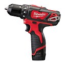Аккумуляторная дрель-шуруповерт M12 BDD-202С, Milwaukee, 4933441915