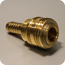 Муфта быстросъемная под шланг 10 мм, LUDECKE, 131008200010, ES 10 T