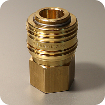 Муфта быстросъемная с внутренней резьбой 1/4", LÜDECKE, 131008100014, ES 14 I