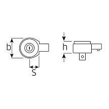 Сменная трещотка с мелкими зубьями 1/2", STAHLWILLE, 58250020, 735/20