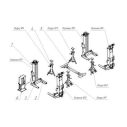 Приспособление для грузоподъемных операций 16 т, 4 передвижные колонны, ЭНЕРПРОМ, ZE 4-4/1800