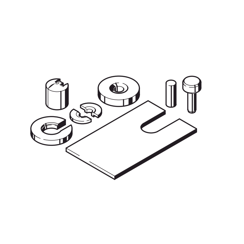 Комплект для резиновых втулок (коробка), SCHENKER, MP6-601