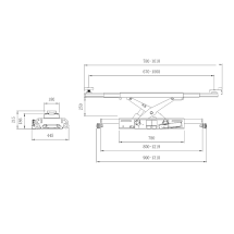 Траверса пневмогидравлическая 2т, SNIT, SJ2T-A