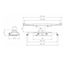 Траверса пневмогидравлическая 4т, SNIT, SJ4T-A
