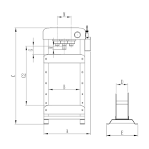 Пресс пневмогидравлический напольный, г/п 100 т, SNIT, SP-100EAM