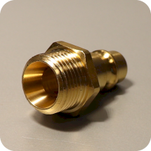 Штуцер быстросъемный с наружной резьбой 3/8", LUDECKE, 131008300038, ES 38 NA