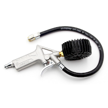 Пистолет для подкачки колёс фронтальный с профессиональным манометром WIKA до 10 бар, GENTILIN, GUN4